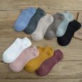 chaussettes no show coton couleur bonbon pour femme